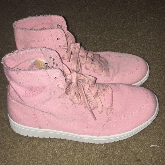 womens light pink jordans